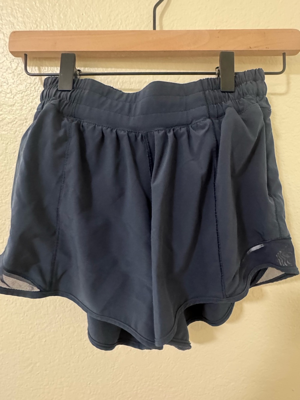 lululemon athletica black Athletic Running Shorts
